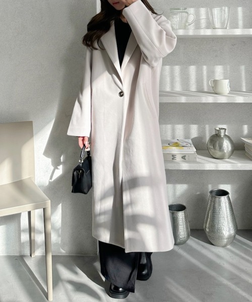 セール】ダブルチェスター ロングコート（チェスターコート）｜Ada