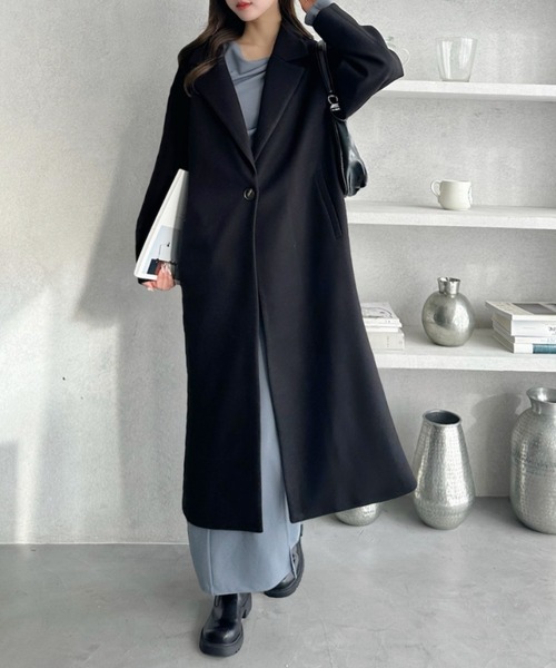 セール】ダブルチェスター ロングコート（チェスターコート）｜Ada