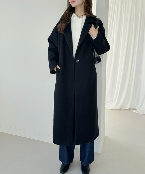 セール】ダブルチェスター ロングコート（チェスターコート）｜Ada