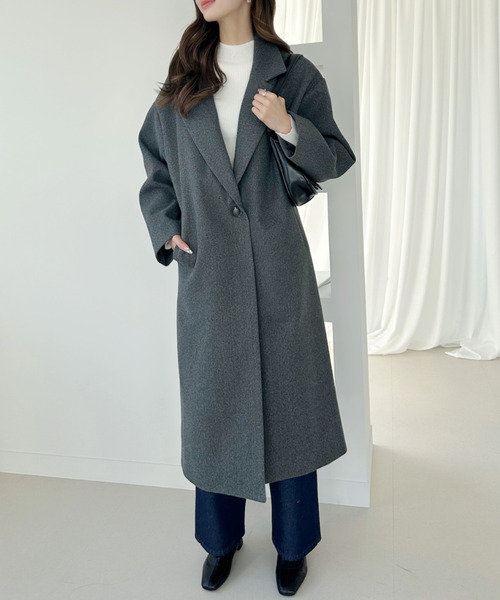 セール】ダブルチェスター ロングコート（チェスターコート）｜Ada