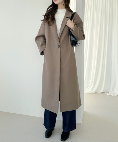 セール】ダブルチェスター ロングコート（チェスターコート）｜Ada