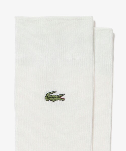 LACOSTE（ラコステ）の「【LACOSTE/ラコステ】クロックエンブレム1×1リブニットソックス（ソックス/靴下・メンズ・ブラック/ネイビー/ホワイト・FREE）」の4枚目の写真