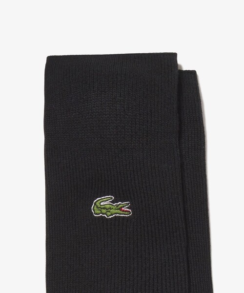 LACOSTE（ラコステ）の「【LACOSTE/ラコステ】クロックエンブレム1×1リブニットソックス（ソックス/靴下・メンズ・ブラック/ネイビー/ホワイト・FREE）」の6枚目の写真