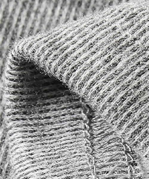 DAY CLOSET（デイ クローゼット）の「【表裏ニット/微起毛】色っぽ長袖ハイネックカットアウトリブニットプルオーバー レディース（ニット/セーター・レディース・ダークグレー/キナリ/ダークブラウン/グレー/ブラック/グレイッシュベージュ・M/L）」の19枚目の写真