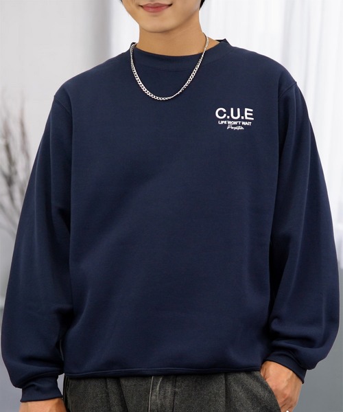 セール】ワンポイント ロゴ 裏起毛 スウェット 長袖 トレーナー