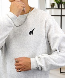 ワンポイント ロゴ 裏起毛 スウェット 長袖 トレーナー
