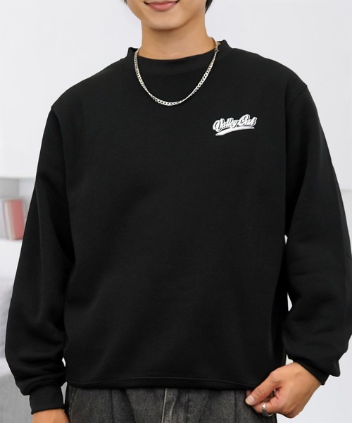 セール】ワンポイント ロゴ 裏起毛 スウェット 長袖 トレーナー