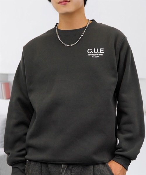 セール】ワンポイント ロゴ 裏起毛 スウェット 長袖 トレーナー