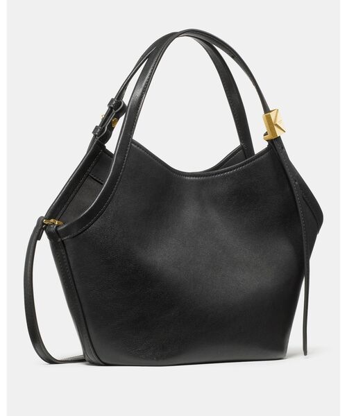 kate spade new york（ケイトスペード ニューヨーク）の「デコ スモール チューリップ トート バッグ（トートバッグ・レディース・ブラック・ONESIZE）」の4枚目の写真