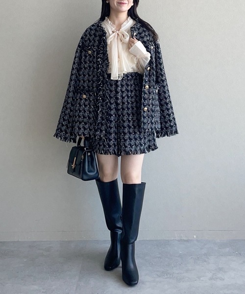 mysty woman(ミスティウーマン)の「ソリッドヒールロングブーツ 610567(ブーツ・レディース・ブラック・MEDIUM/LARGE)」の14枚目の写真