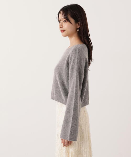 PROPORTION BODY DRESSING（プロポーションボディドレッシング）の「ショートＦＯＸ混ニット / 1215270131（ニット/セーター・レディース・オフホワイト/グレー系その他・FREE）」の15枚目の写真