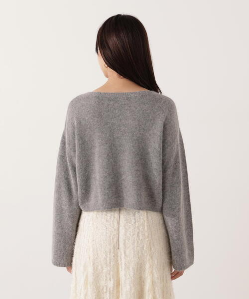 PROPORTION BODY DRESSING（プロポーションボディドレッシング）の「ショートＦＯＸ混ニット / 1215270131（ニット/セーター・レディース・オフホワイト/グレー系その他・FREE）」の13枚目の写真