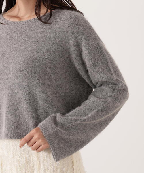 PROPORTION BODY DRESSING（プロポーションボディドレッシング）の「ショートＦＯＸ混ニット / 1215270131（ニット/セーター・レディース・オフホワイト/グレー系その他・FREE）」の11枚目の写真