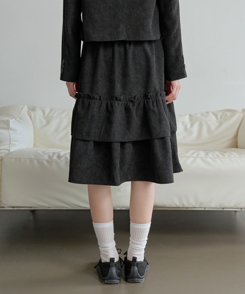 セットアップ着用おすすめ】ダブルポケットフラワーアプリケット