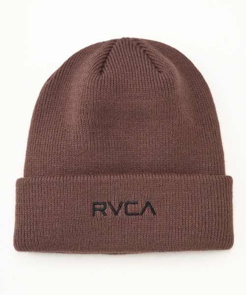 RVCA(ルーカ)の「RVCA メンズ DOUBLE FACE BEANIE ビーニー 【2025年秋冬モデル】 @autumn/ルーカニットキャップ・ビーニー(ニットキャップ/ビーニー・メンズ・ブラウン系その他/ブラック/グレー系その他・FREE)」の1枚目の写真