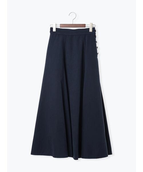 Te chichi（テチチ）の「サイドボタンピーチフレアスカート（スカート・レディース・グリーン/ネイビー/グレー・F）」の16枚目の写真