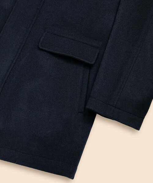BROOKS BROTHERS(ブルックスブラザーズ)の「ウール/カシミヤ ラグランスリーブ ウォーキングコート(ステンカラーコート・メンズ・ネイビー/グレー・SMALL/LARGE/MEDIUM)」の10枚目の写真