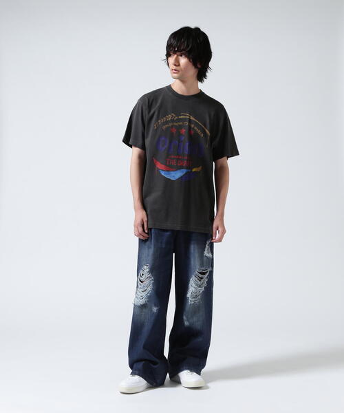 GEN_DAI（ゲンダイ）の「GEN_DAI/ゲンダイ/oiled wash denim（デニムパンツ・メンズ・ブルー・0/1/2）」の5枚目の写真