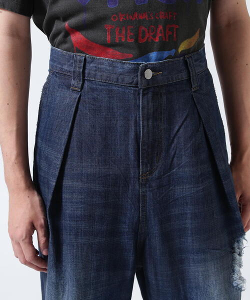 GEN_DAI（ゲンダイ）の「GEN_DAI/ゲンダイ/oiled wash denim（デニムパンツ・メンズ・ブルー・0/1/2）」の17枚目の写真