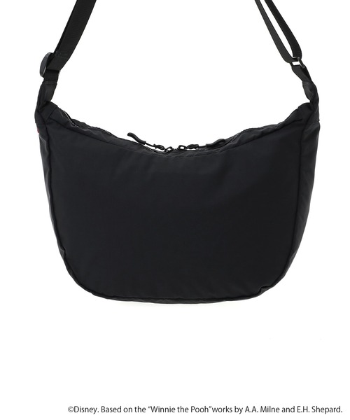 Manhattan Portage(マンハッタンポーテージ)の「DUET SHOULDER BAG NYLON TUSSAH QUILL 25 / POOH(ショルダーバッグ・レディース・ベージュ/ブラック・SMALL)」の7枚目の写真