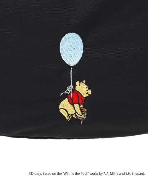 Manhattan Portage(マンハッタンポーテージ)の「DUET SHOULDER BAG NYLON TUSSAH QUILL 25 / POOH(ショルダーバッグ・レディース・ベージュ/ブラック・SMALL)」の12枚目の写真