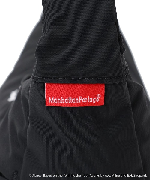 Manhattan Portage(マンハッタンポーテージ)の「DUET SHOULDER BAG NYLON TUSSAH QUILL 25 / POOH(ショルダーバッグ・レディース・ベージュ/ブラック・SMALL)」の14枚目の写真