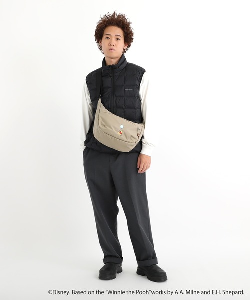DUET SHOULDER BAG NYLON TUSSAH QUILL 25 / POOH（ショルダーバッグ