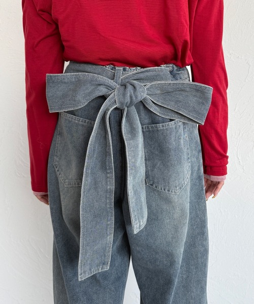 kutir(クティール)の「2wayバックリボンカーブデニムパンツ(デニムパンツ・レディース・ブルー/ブラック・SMALL/MEDIUM/LARGE)」の22枚目の写真