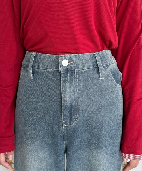 kutir(クティール)の「2wayバックリボンカーブデニムパンツ(デニムパンツ・レディース・ブルー/ブラック・SMALL/MEDIUM/LARGE)」の20枚目の写真