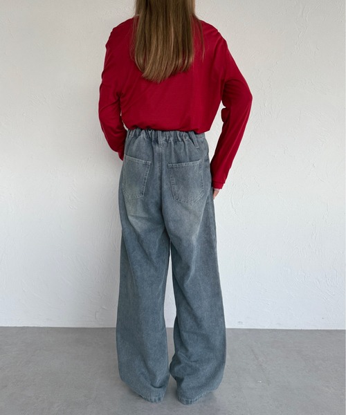 kutir(クティール)の「2wayバックリボンカーブデニムパンツ(デニムパンツ・レディース・ブルー/ブラック・SMALL/MEDIUM/LARGE)」の19枚目の写真