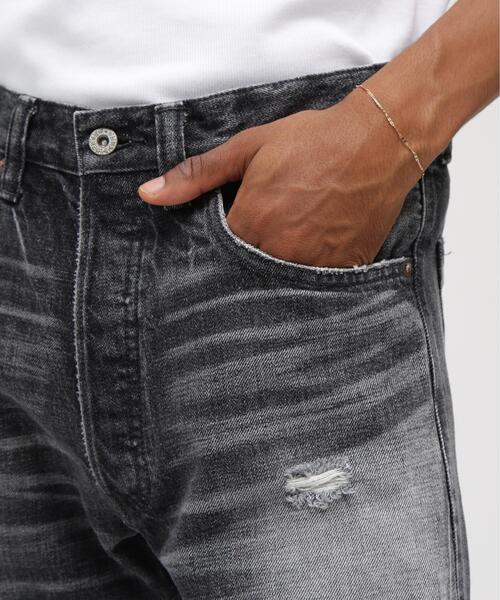 AVIREX(アヴィレックス)の「《TFQP》DENIM PANTS BLACK USED / デニムパンツ ブラックユーズド / AVIREX / アヴィレックス(デニムパンツ・メンズ・ブラック・28/30/32/34/36)」の9枚目の写真