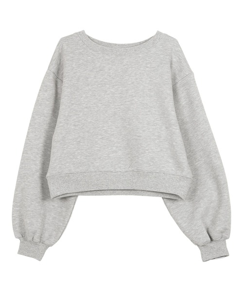 KOBE LETTUCE（コウベレタス）の「[ yuri.さんコラボ ] 選べる2丈裏起毛刺繍入りスウェットトップス（スウェット・レディース・ピンク系/ネイビー/ブラウン系/グレー/ネイビー系/グレー系/ピンク/ブラウン・M1/M）」の19枚目の写真