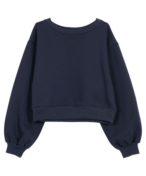 KOBE LETTUCE（コウベレタス）の「[ yuri.さんコラボ ] 選べる2丈裏起毛刺繍入りスウェットトップス（スウェット・レディース・ピンク系/ネイビー/ブラウン系/グレー/ネイビー系/グレー系/ピンク/ブラウン・M1/M）」の21枚目の写真