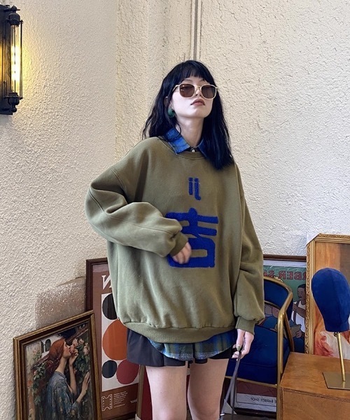 FUNdaysion(ファンデイション)の「ユニセックスチェック柄シャツ(シャツ/ブラウス・レディース・オレンジ/グリーン/ブルー・M)」の21枚目の写真
