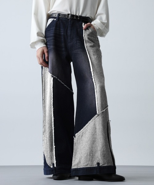 サイコウチクワイドデニムパンツ(HARE)（デニムパンツ）｜HARE
