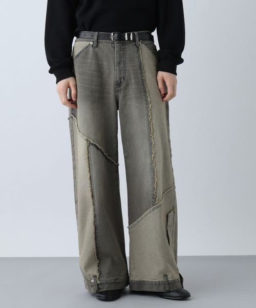 ☆ ハレ　さま　専用　☆ サイコウチクワイドデニムパンツ(HARE)（デニムパンツ）｜HARE