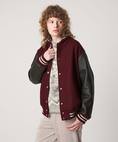 SKOOKUM × Steven Alan＞AWARD JACKET/ジャケット（スタジャン