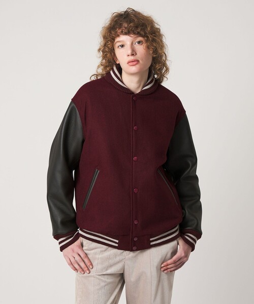 SKOOKUM × Steven Alan＞AWARD JACKET/ジャケット（スタジャン