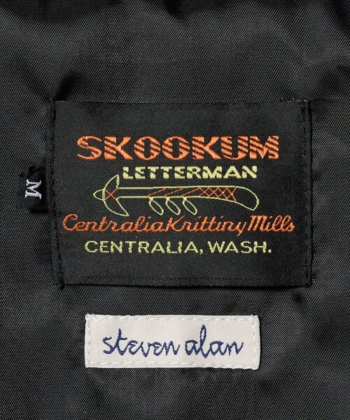 SKOOKUM × Steven Alan＞AWARD JACKET/ジャケット（スタジャン