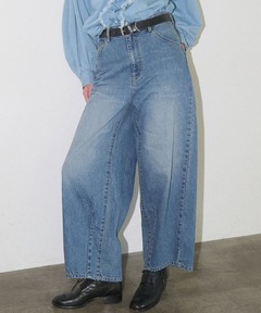 デニムサイドシームパンツ