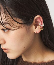 green label relaxing（グリーンレーベルリラクシング）の「【WEB限定】2本セット イヤーカフ（ホワイトパーツ）/ イヤカフ（イヤーカフ）」