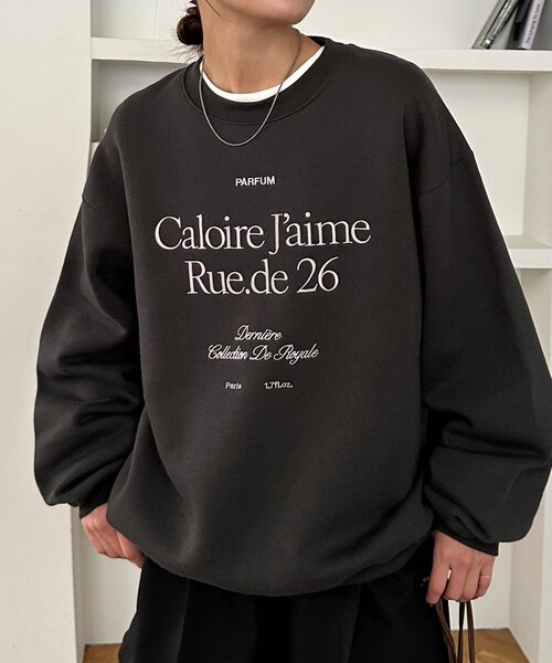 ユニセックス】Malibuロゴ刺繍裏起毛スウェット（スウェット