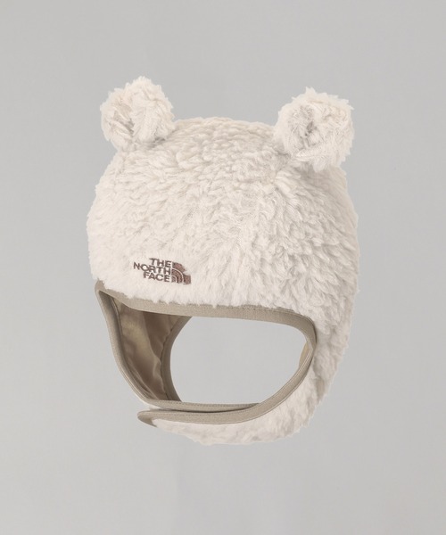 THE NORTH FACE（ザノースフェイス）の「B Cuddle Fleece Ear Cap NNB42403（キャップ・キッズ・カーキ/ブルー/オフホワイト・FREE）」の2枚目の写真
