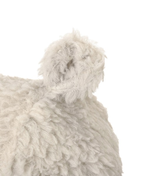 THE NORTH FACE（ザノースフェイス）の「B Cuddle Fleece Ear Cap NNB42403（キャップ・キッズ・カーキ/ブルー/オフホワイト・FREE）」の6枚目の写真