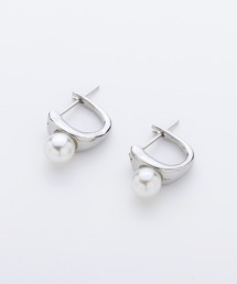 AJUGA.（アジュガ）の「パールアクセントフープピアス（ピアス（両耳用））」