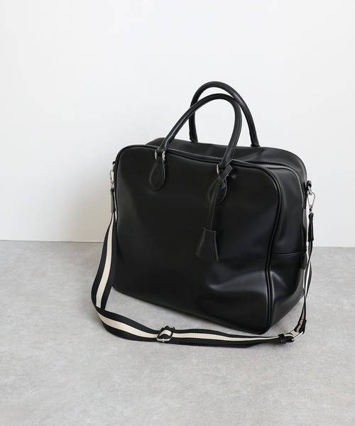 ラインテープ ビッグボストンバッグ【詳細動画あり】（ボストンバッグ