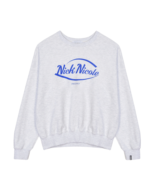 NICK&NICOLE(ニックアンドニコール)の「NICOLE ORIGINALS SWEATSHIRT_MELANGE BLUE(スウェット・レディース・その他・FREE)」の4枚目の写真