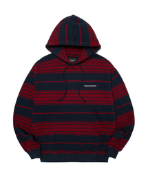 STRIPED HOODIE (NAVY)
