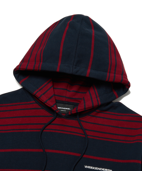 WKNDRS（ウィーキャンドース）の「STRIPED HOODIE (NAVY)（パーカー・レディース・その他・SMALL/MEDIUM/LARGE/X-LARGE）」の3枚目の写真