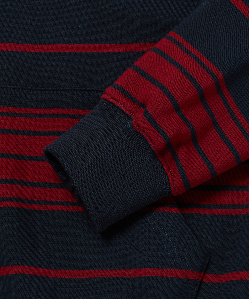 WKNDRS（ウィーキャンドース）の「STRIPED HOODIE (NAVY)（パーカー・レディース・その他・SMALL/MEDIUM/LARGE/X-LARGE）」の4枚目の写真